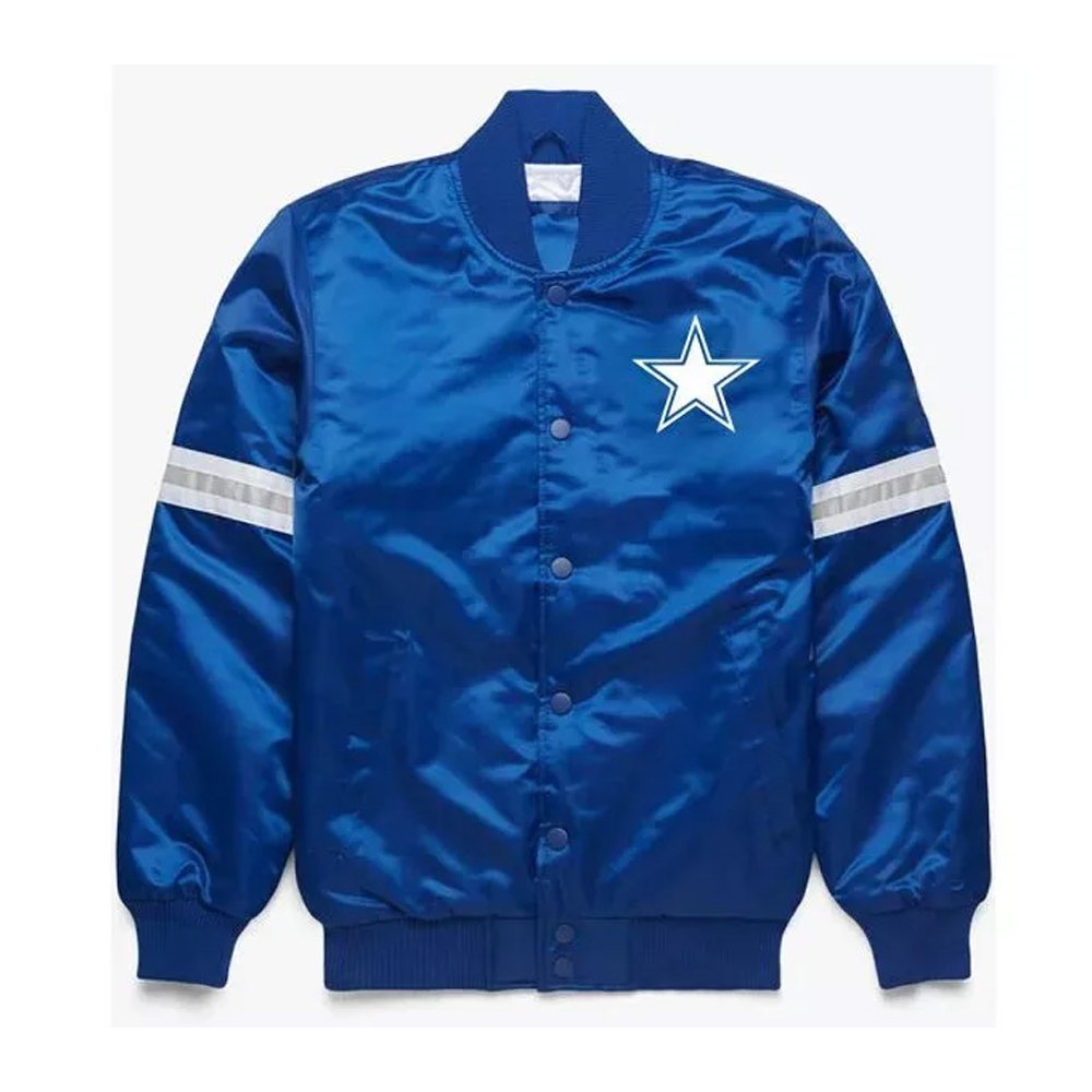Blue Varsity Jacket For Men