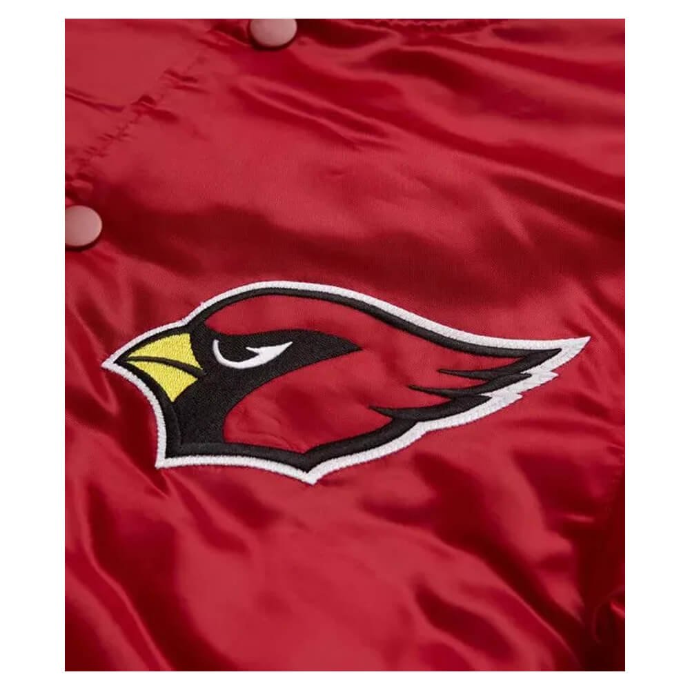 Arizona Cardinals satin varsity jacket