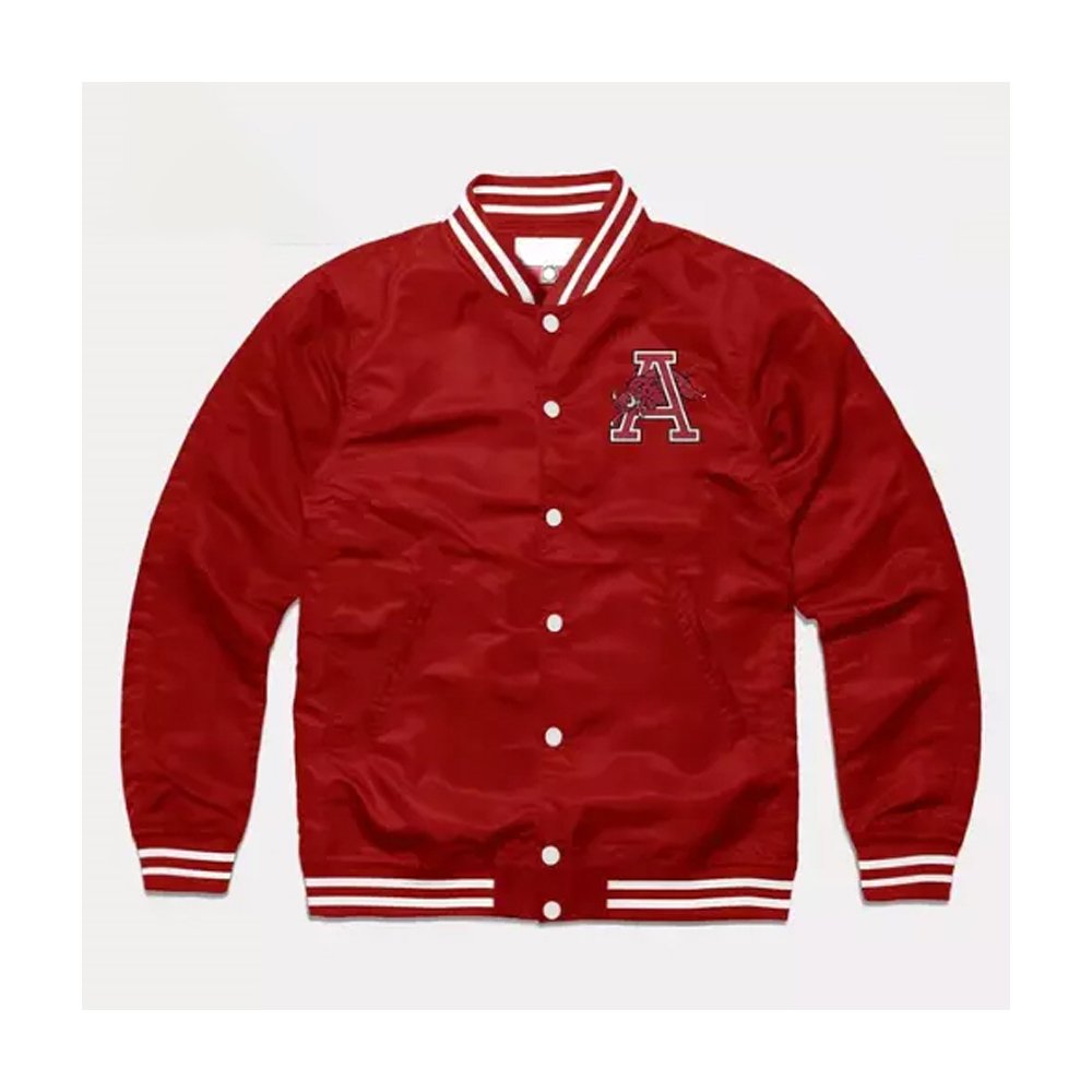 Arkansas Razorbacks Script Letterman Jacket