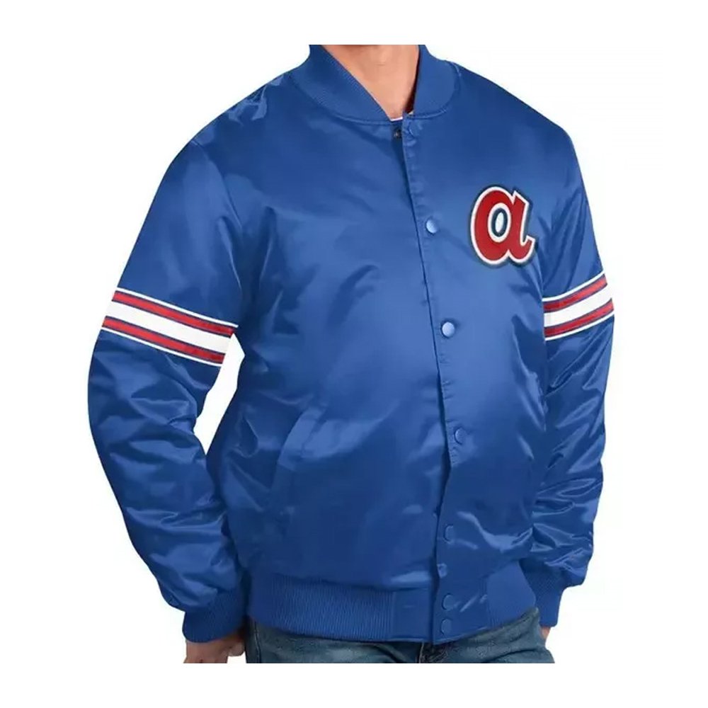 Blue Varsity Bomber Tupac Shakur Jacket