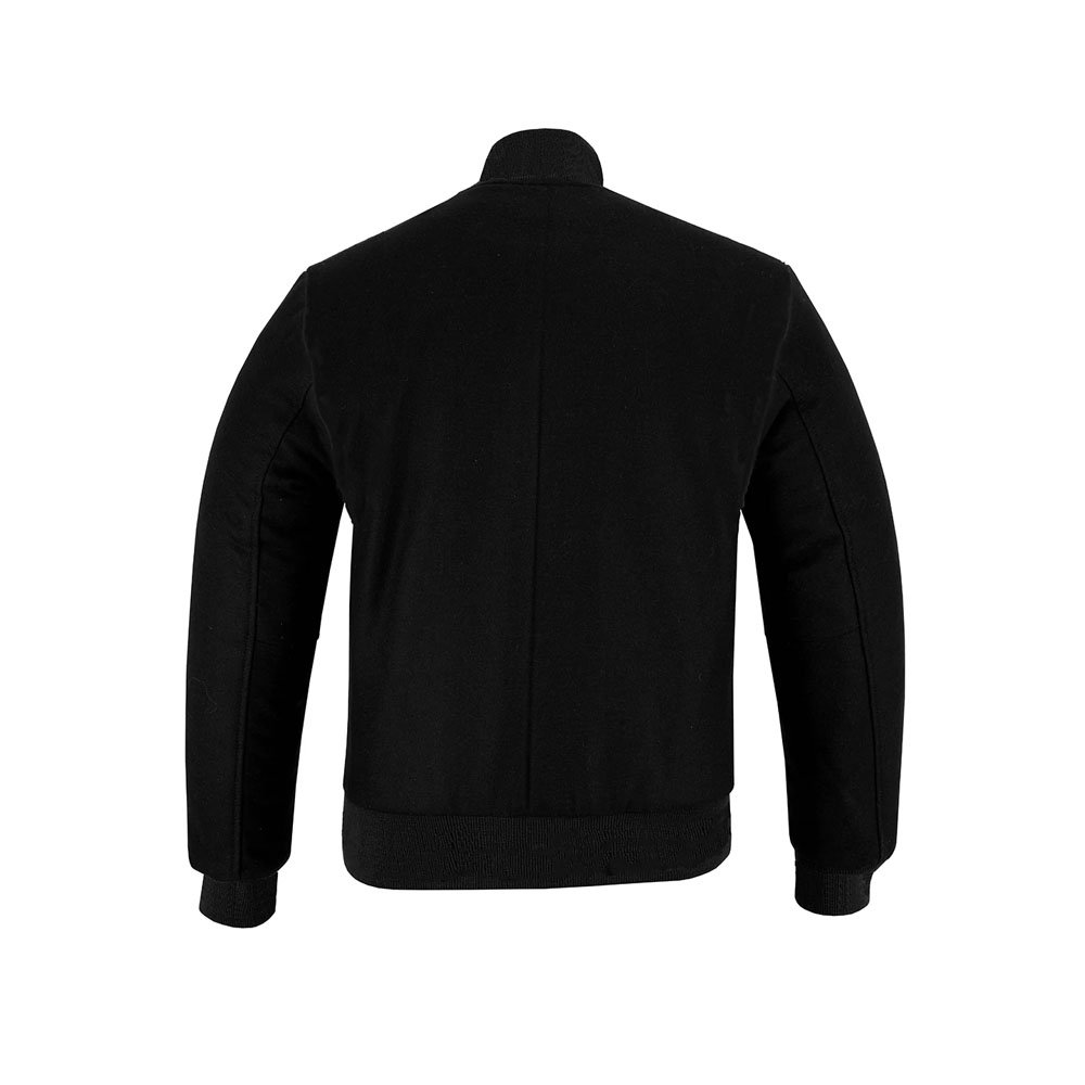 Vintage All-Black Wool Varsity Letterman Jacket