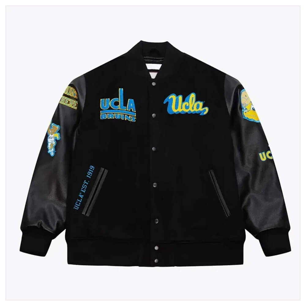 UCLA Bruins Black Varsity Jacket