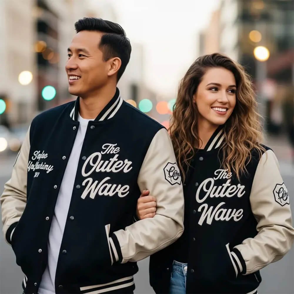 Custom Wool & Leather Varsity Jacket