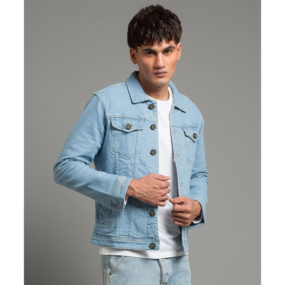 Men’s Ice Blue Premium Denim Jacket