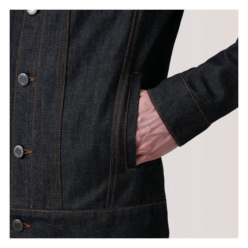 Conard Faded Black Denim Jacket