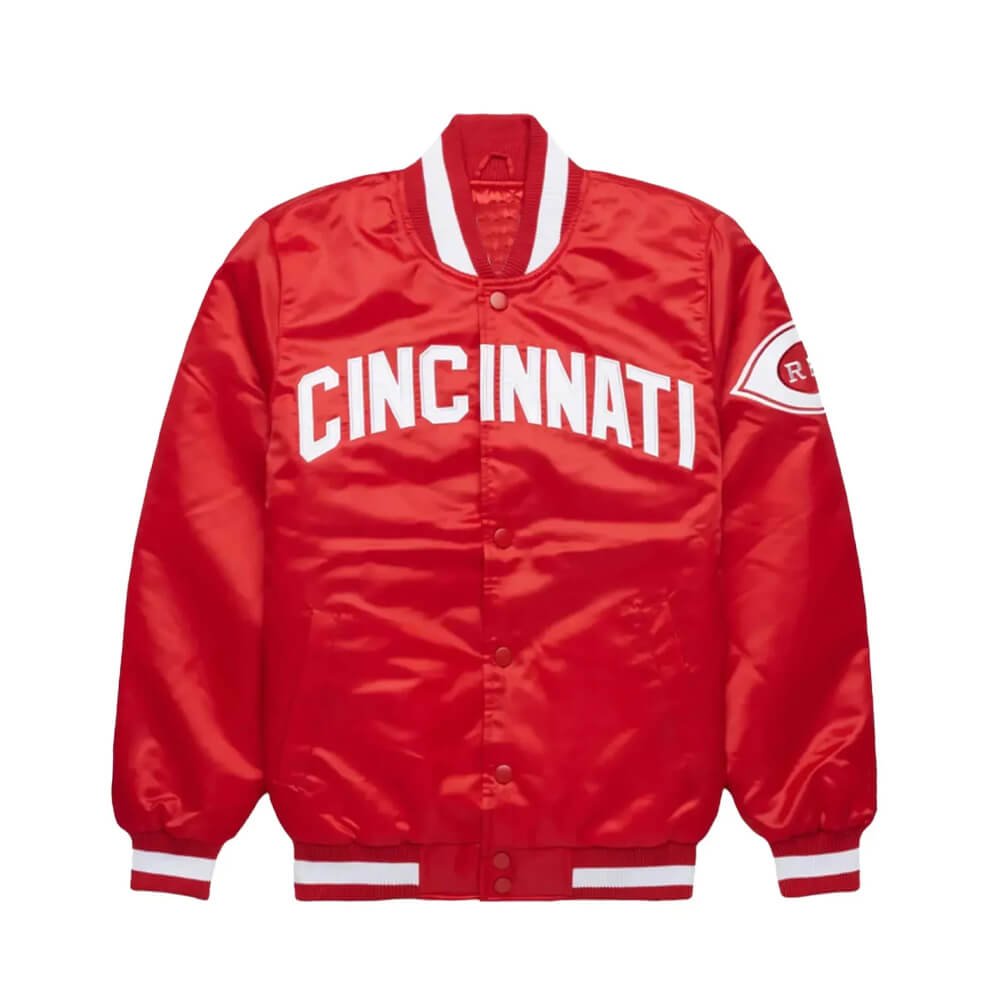 Homage X Starter Reds Heavyweight Satin Jacket