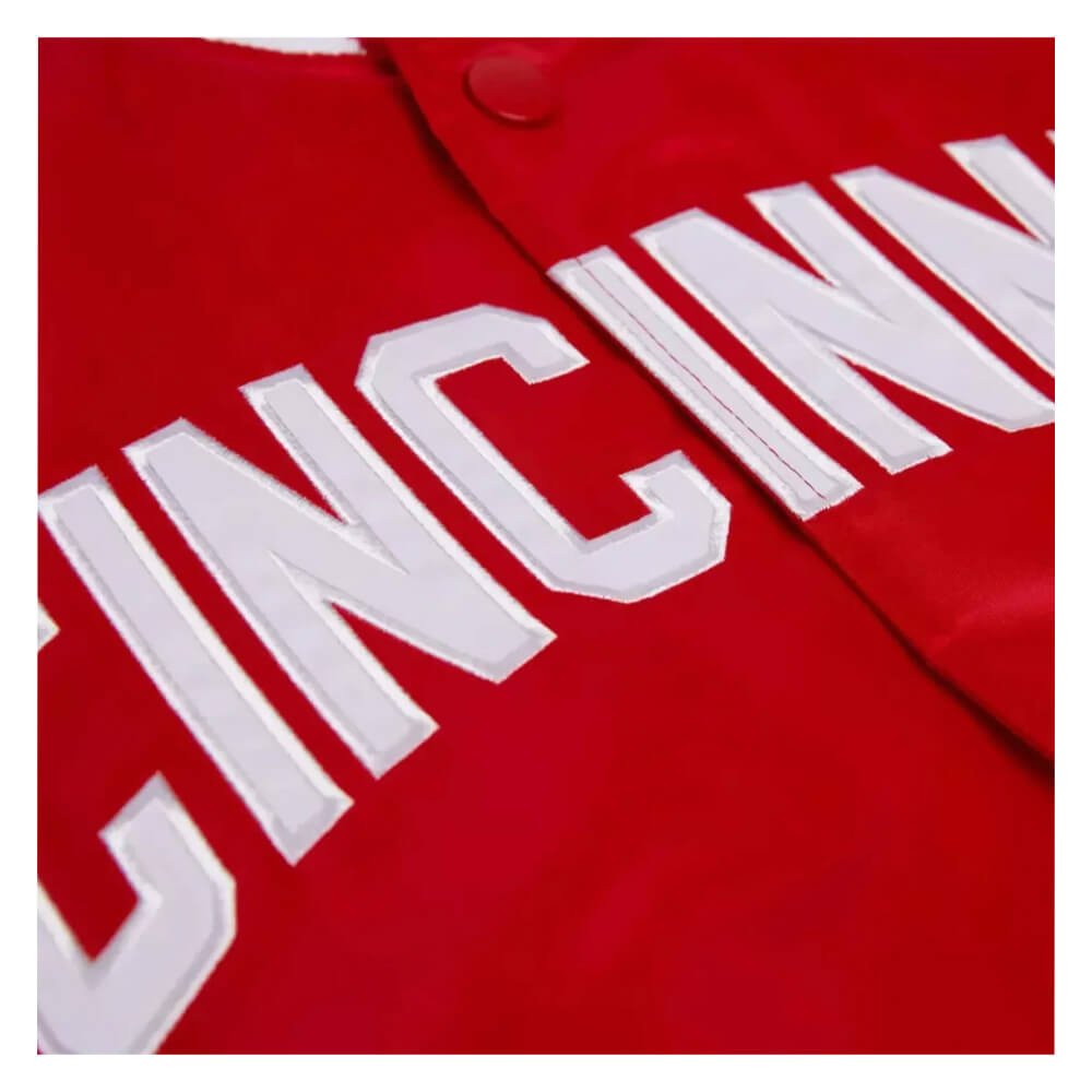 Homage X Starter Reds Heavyweight Satin Jacket - Image 2