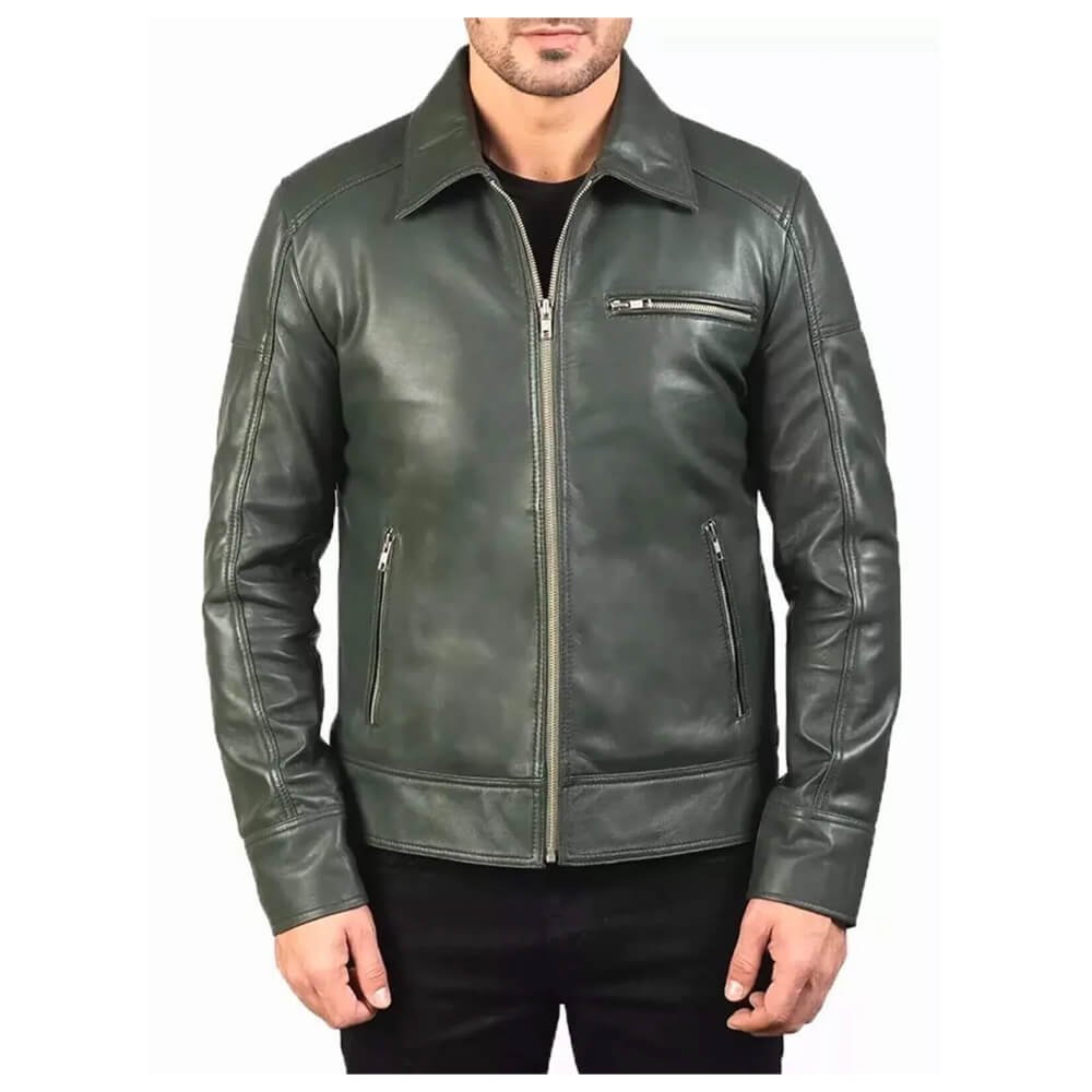 Morris Biker Leather Jacket