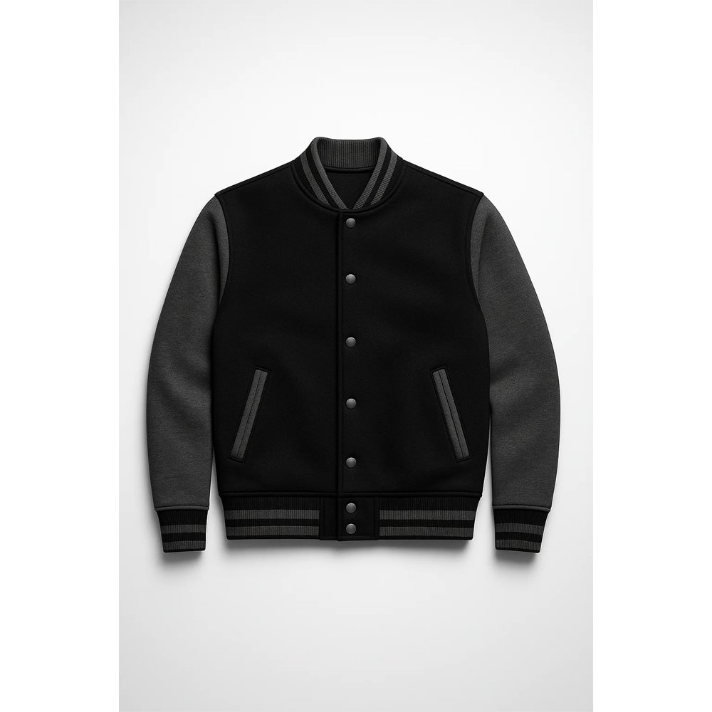 Navy Big Boys Varsity Bomber Jacket