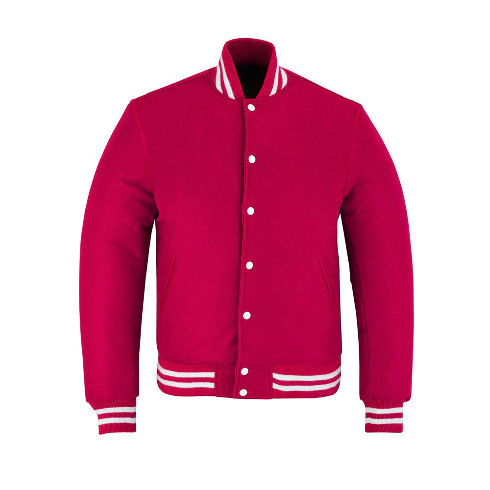 Hot Pink Varsity Letterman Jacket