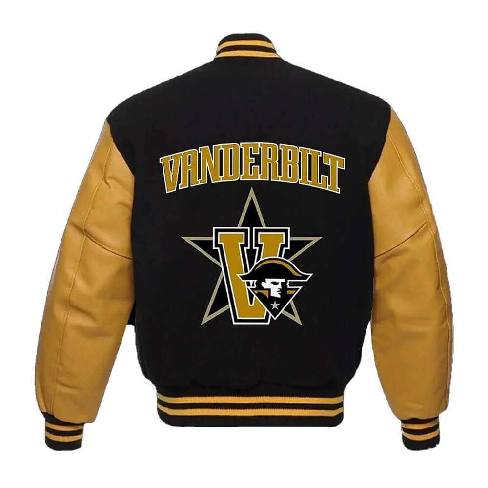 Vanderbilt Black Varsity Jacket