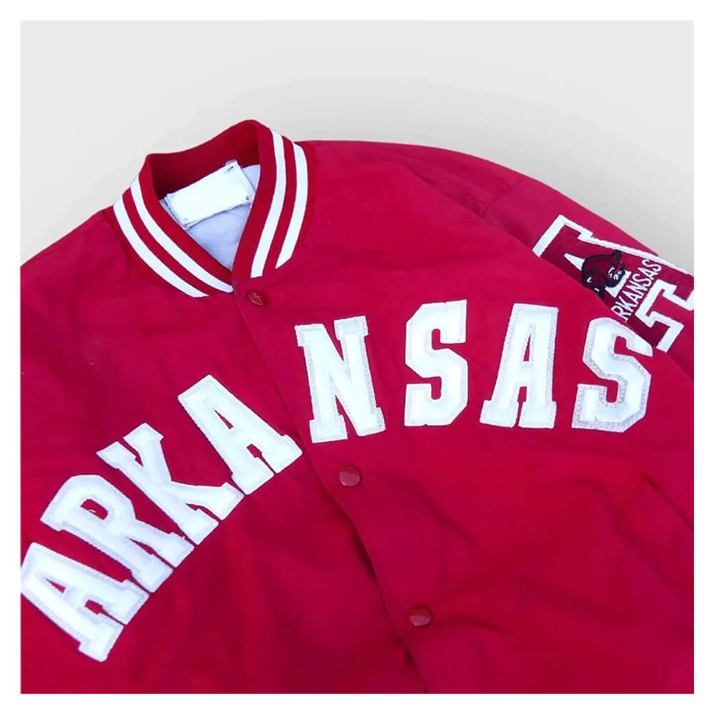 Vintage Arkansas Razorbacks Jacket - Image 2