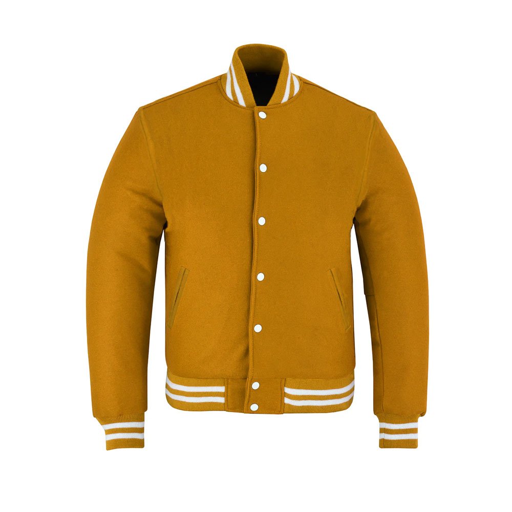 Gold Varsity Letterman Jacket