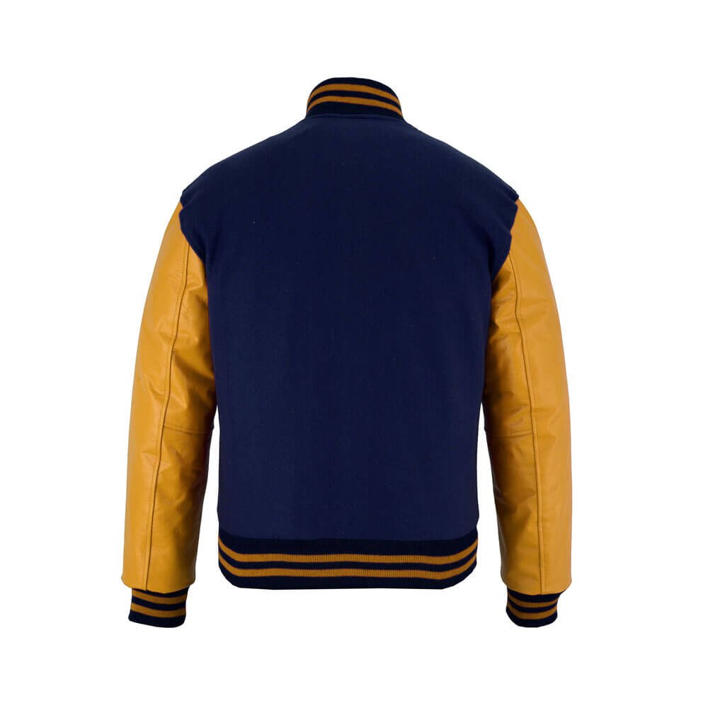 Navy Blue Yellow Gold Jacket