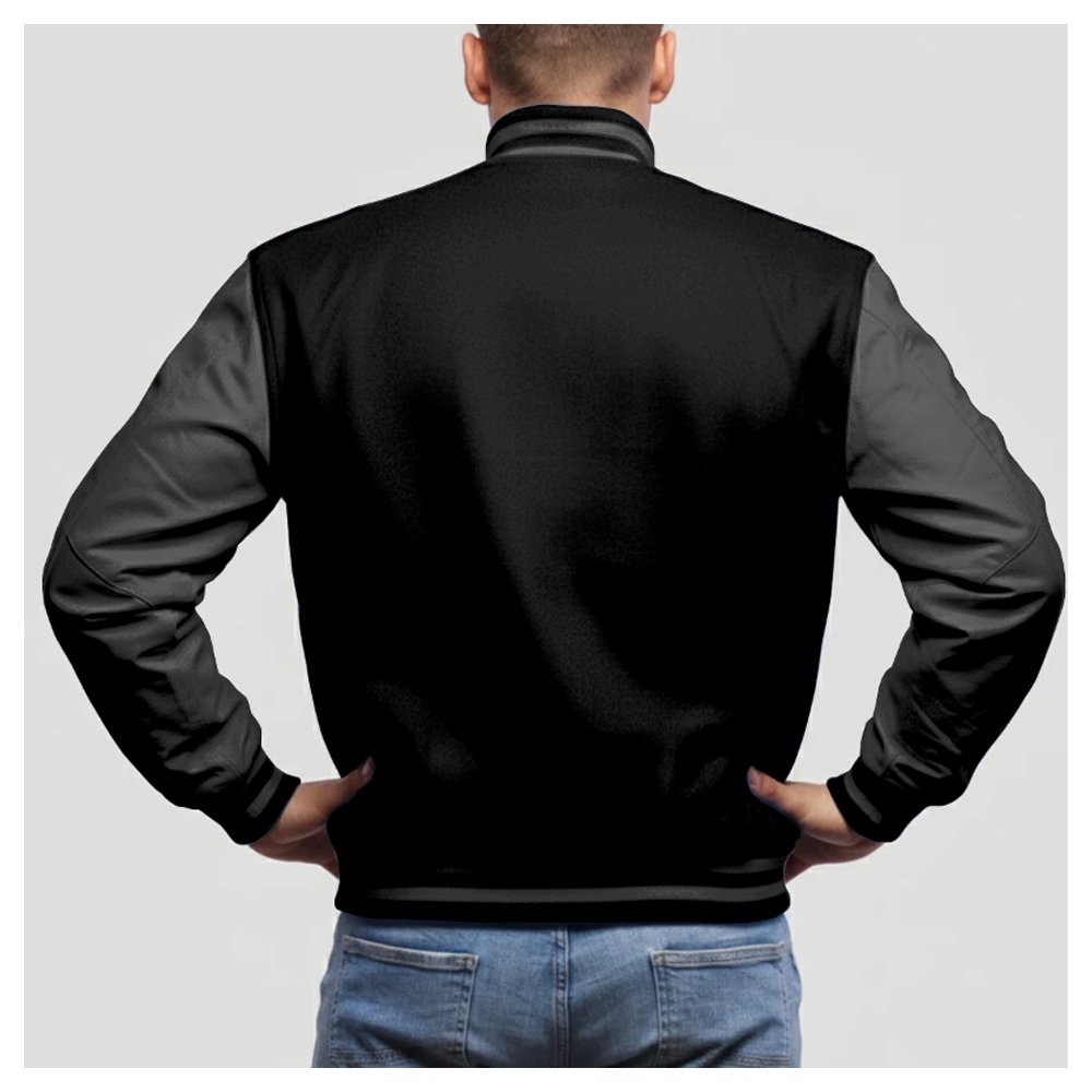 Navy Big Boys Varsity Bomber Jacket