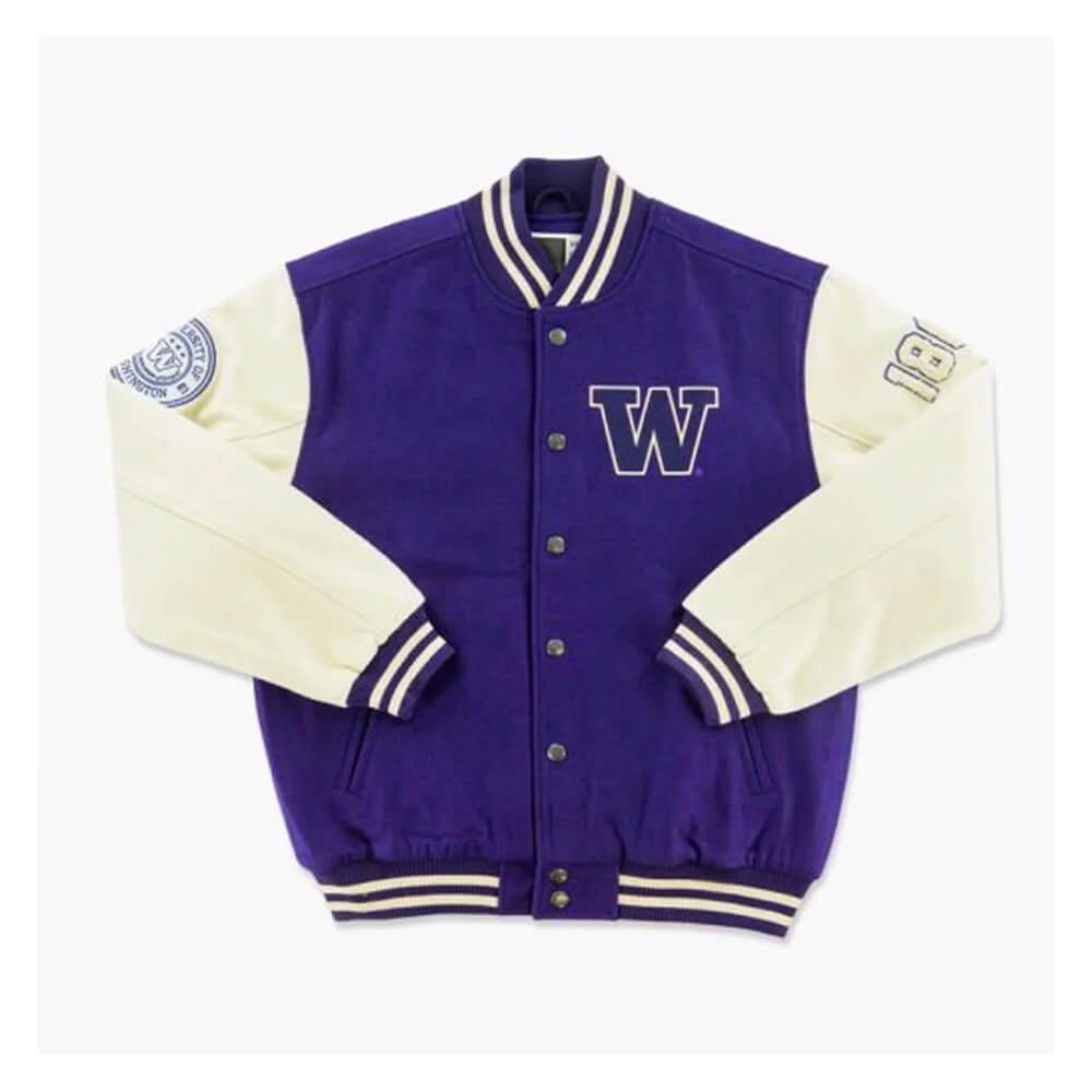 Seattle Huskies Purple Varsity Jacket