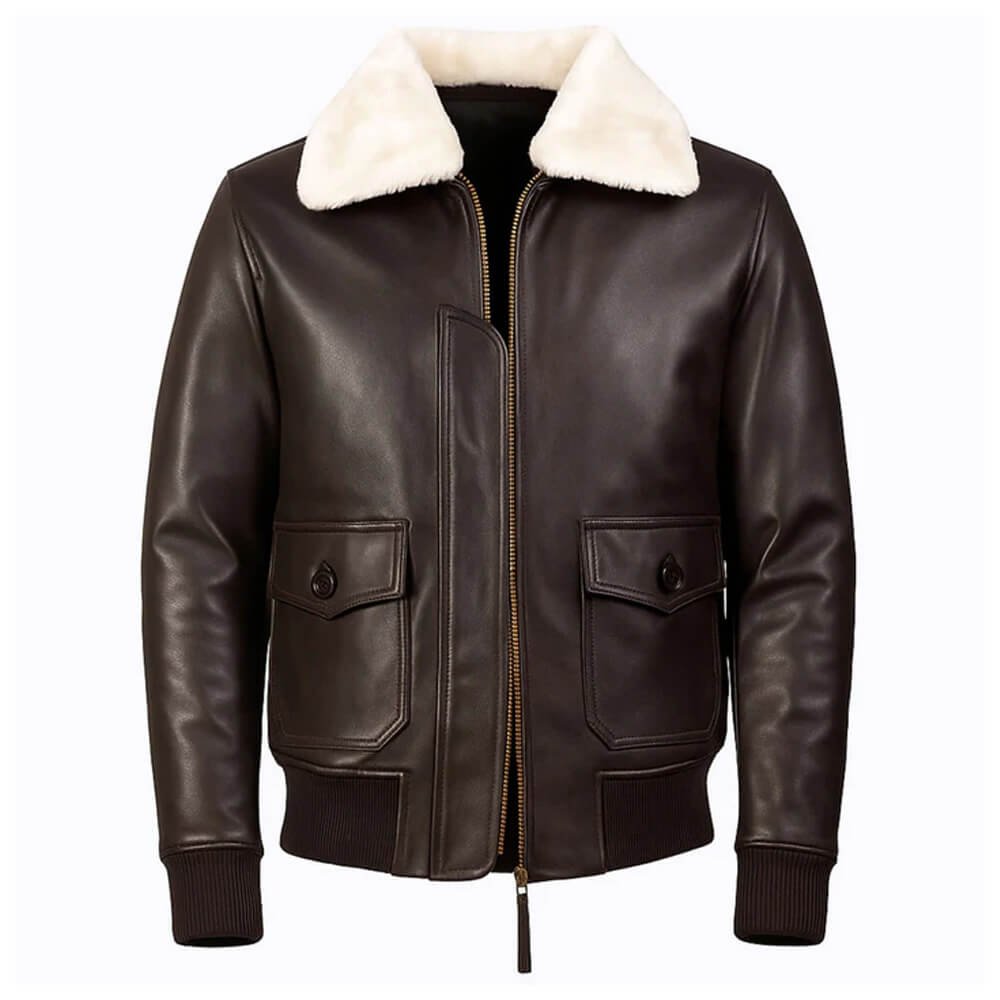 Men’s Aviator Leather Bomber