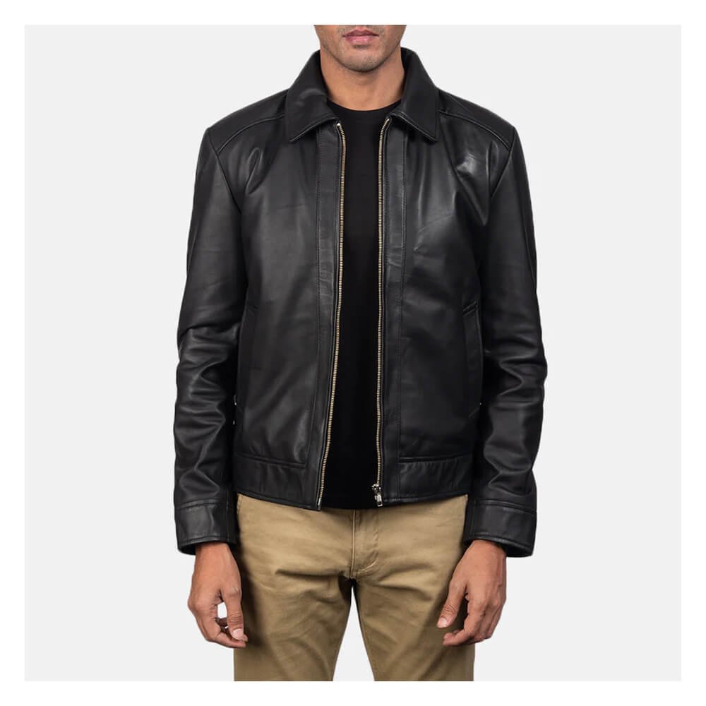 Inferno Black Leather Jacket