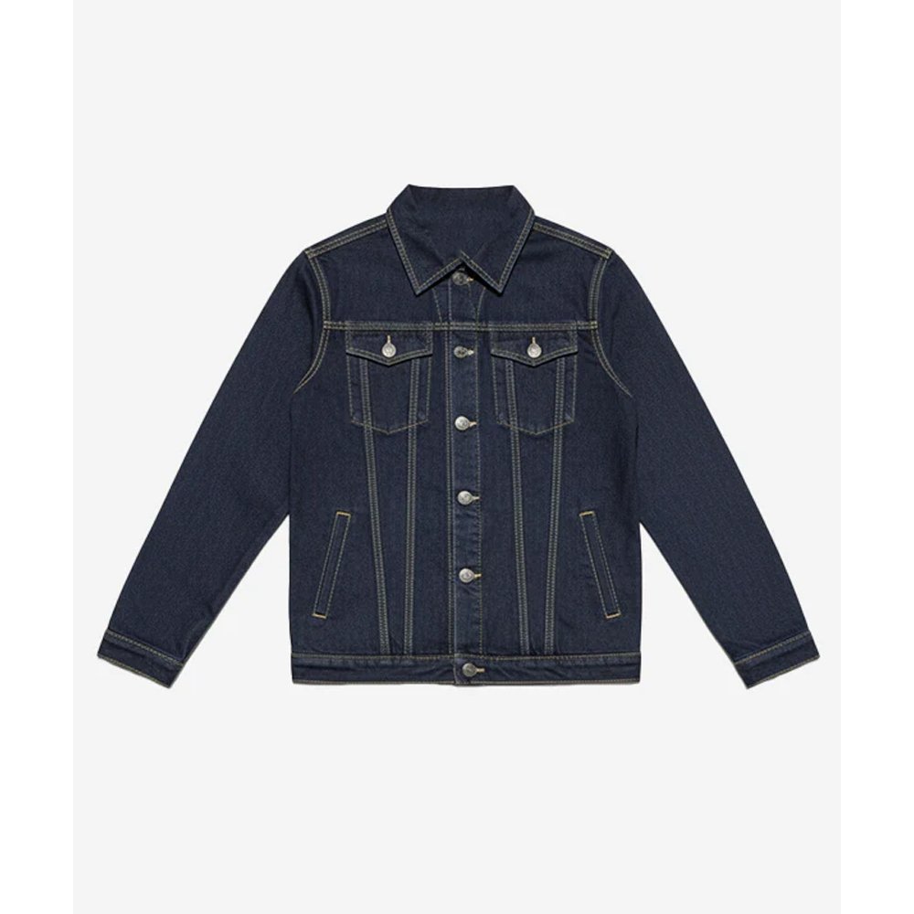 Men’s Navy Denim Jacket (JK-0410)