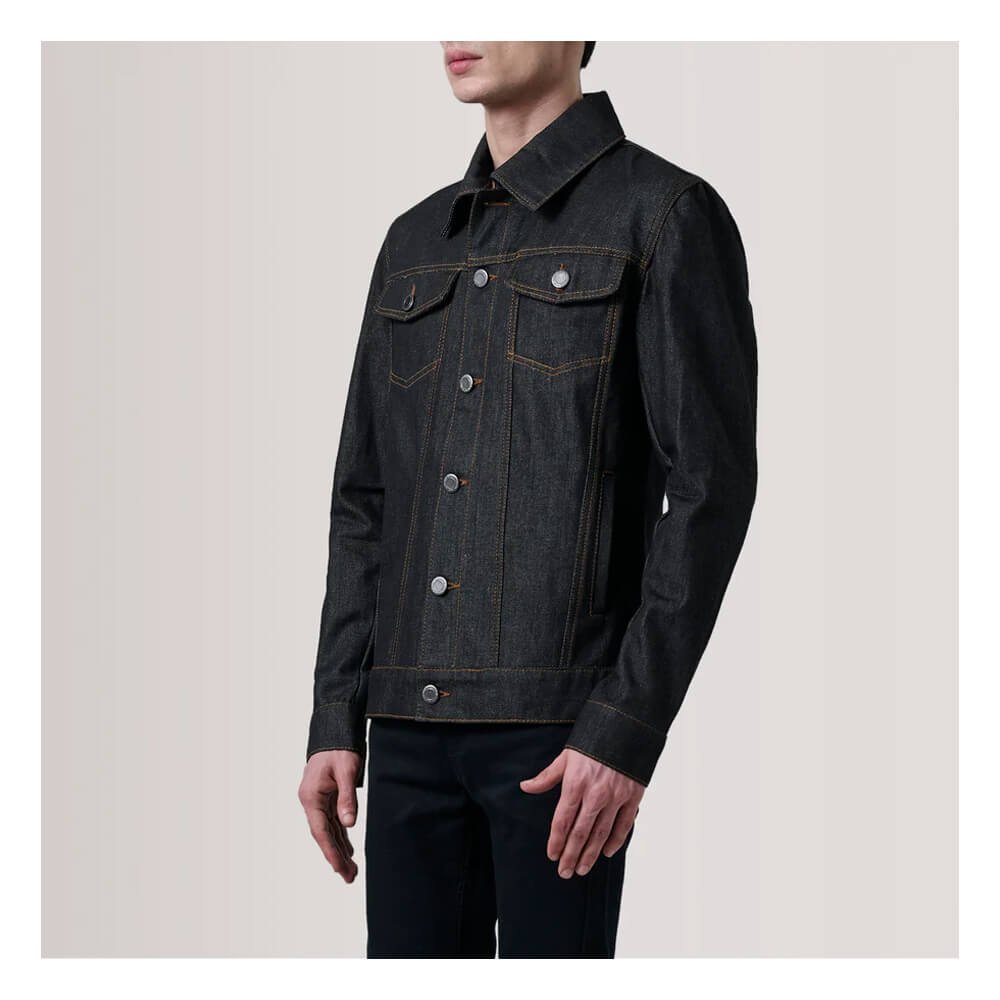 Conard Faded Black Denim Jacket - Image 2