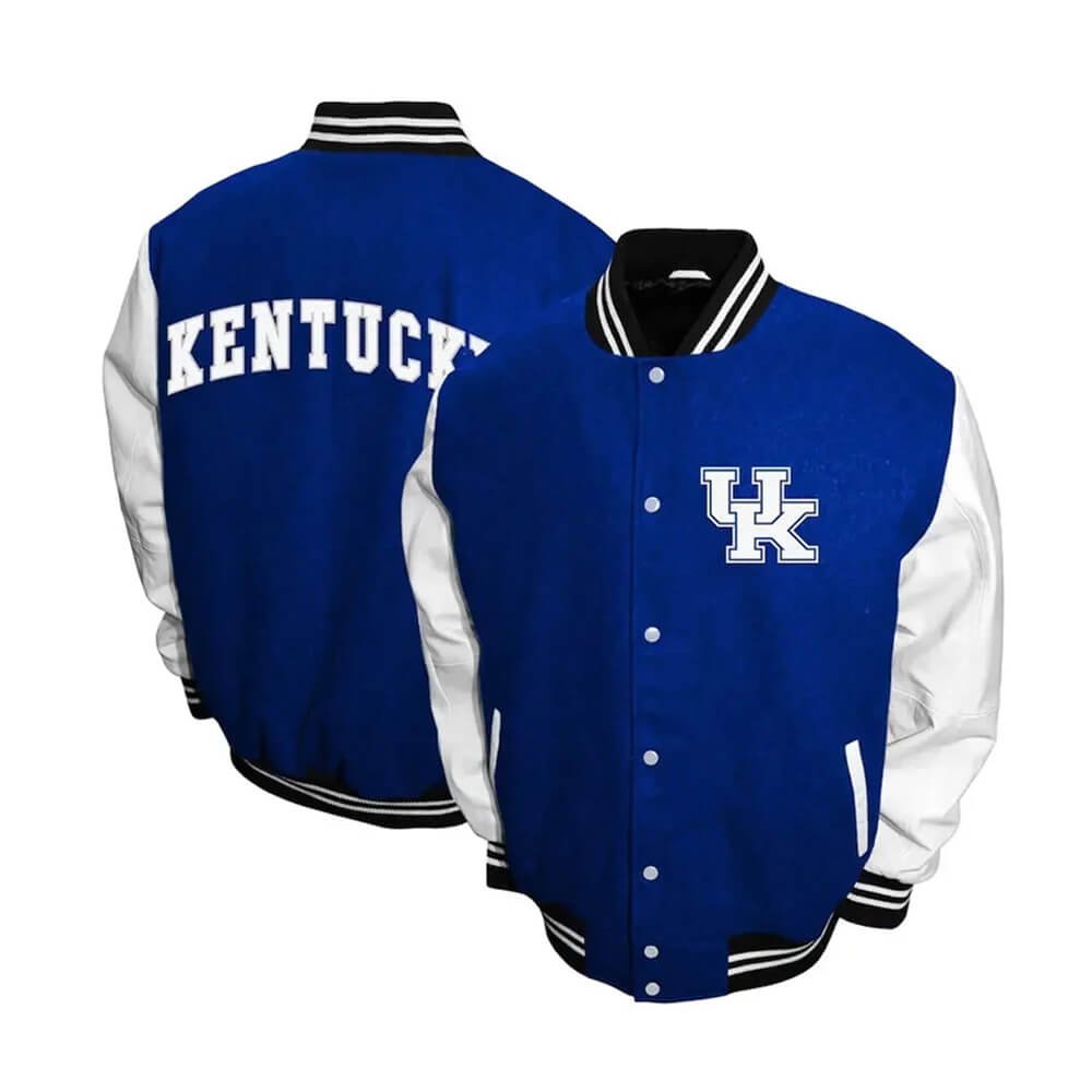 Men’s Kentucky Wildcats Royal Full-Snap Jacket