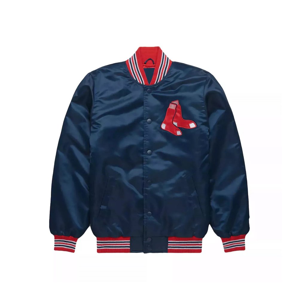 Boston Red Sox Classic Navy Satin Jacket