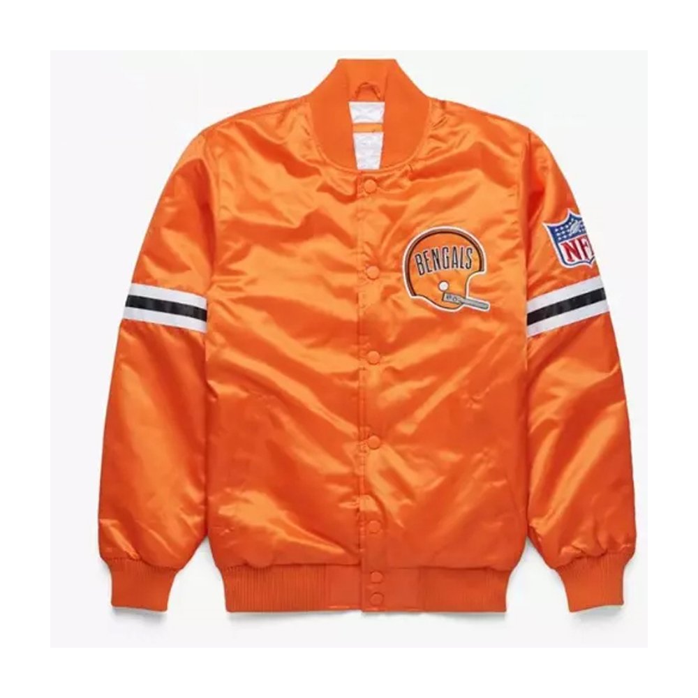 Cincinnati Bengals Starter Orange Varsity Jacket