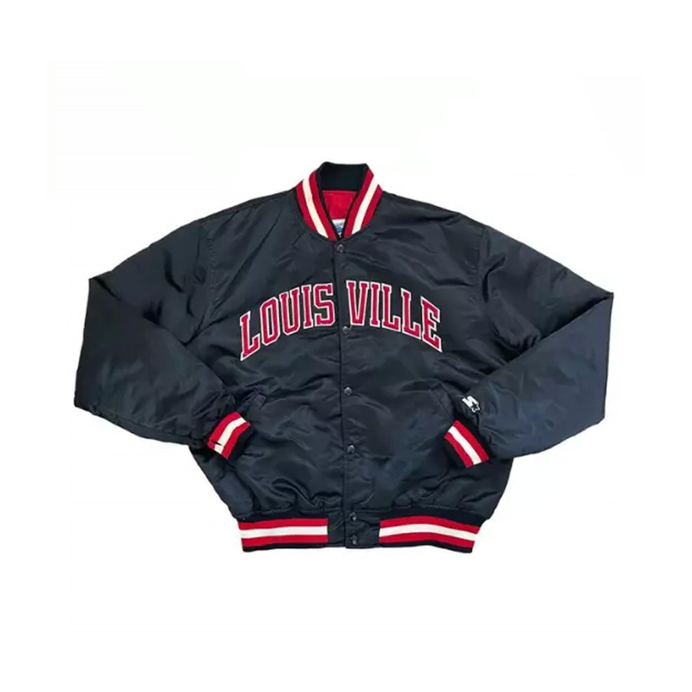 Vintage Louisville Cardinals Satin Bomber