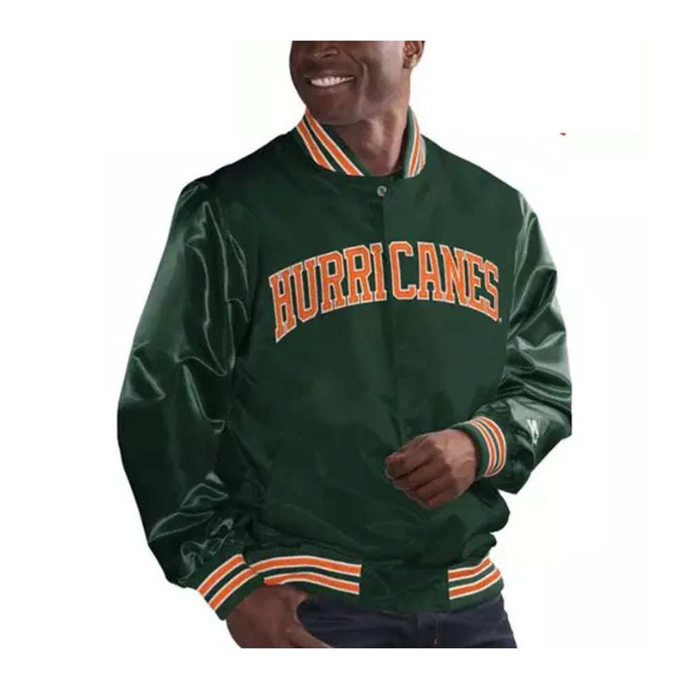 Miami Hurricanes Green Jacket