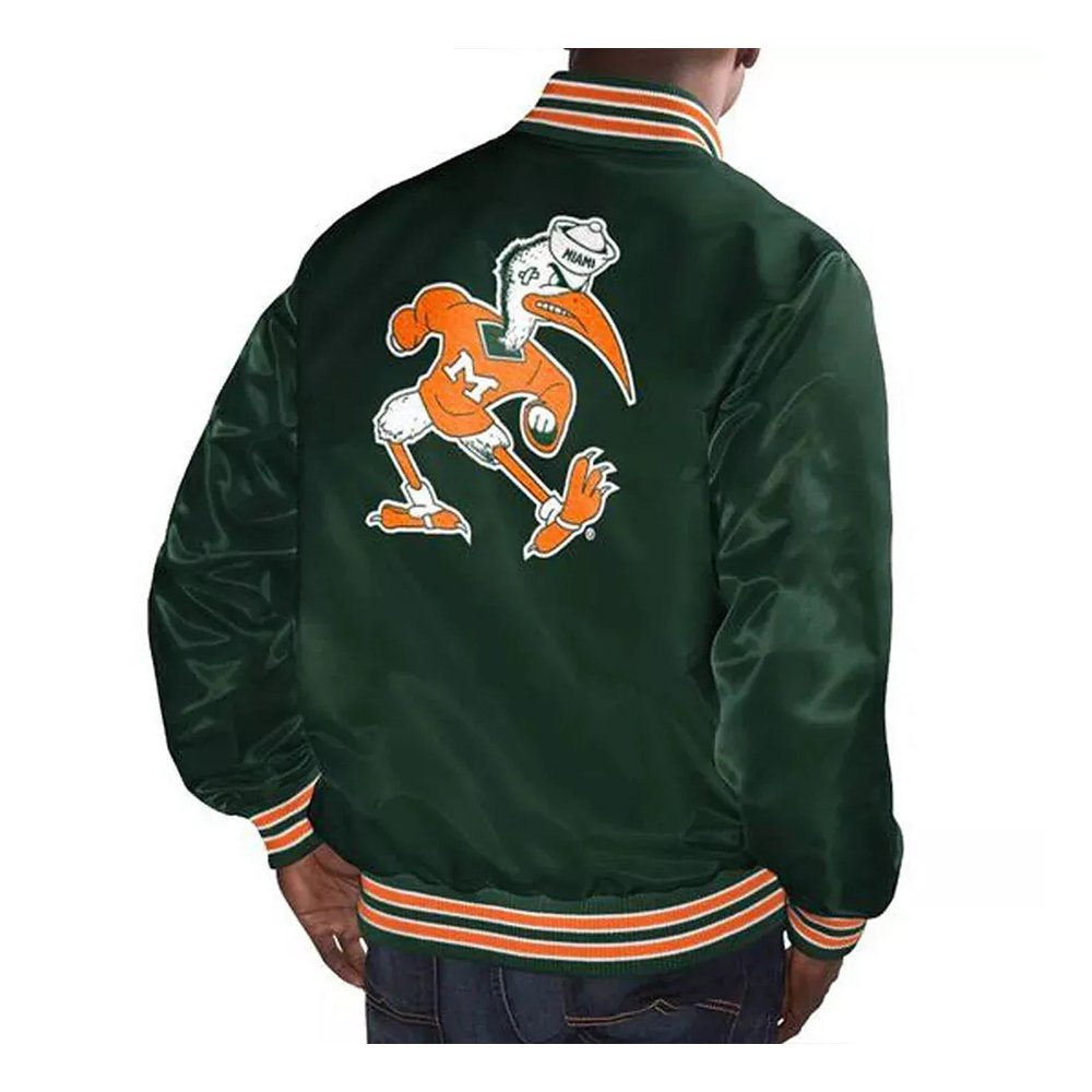 Miami Hurricanes Green Jacket