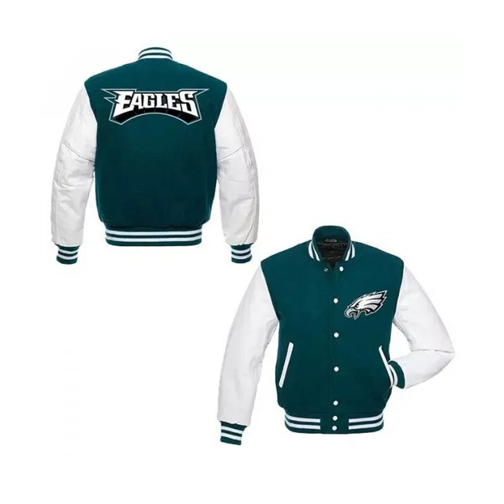 Erin Andrews Eagles Midnight Green Jacket