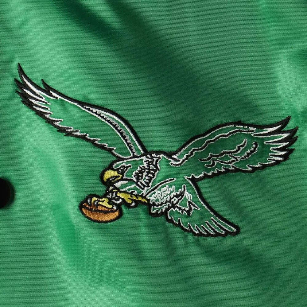 Eagles Green Black Varsity Jacket