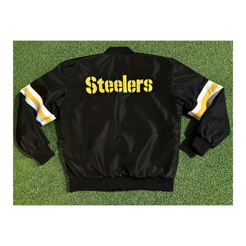 Pittsburgh Steelers Starter Legacy Satin Varsity Jacket