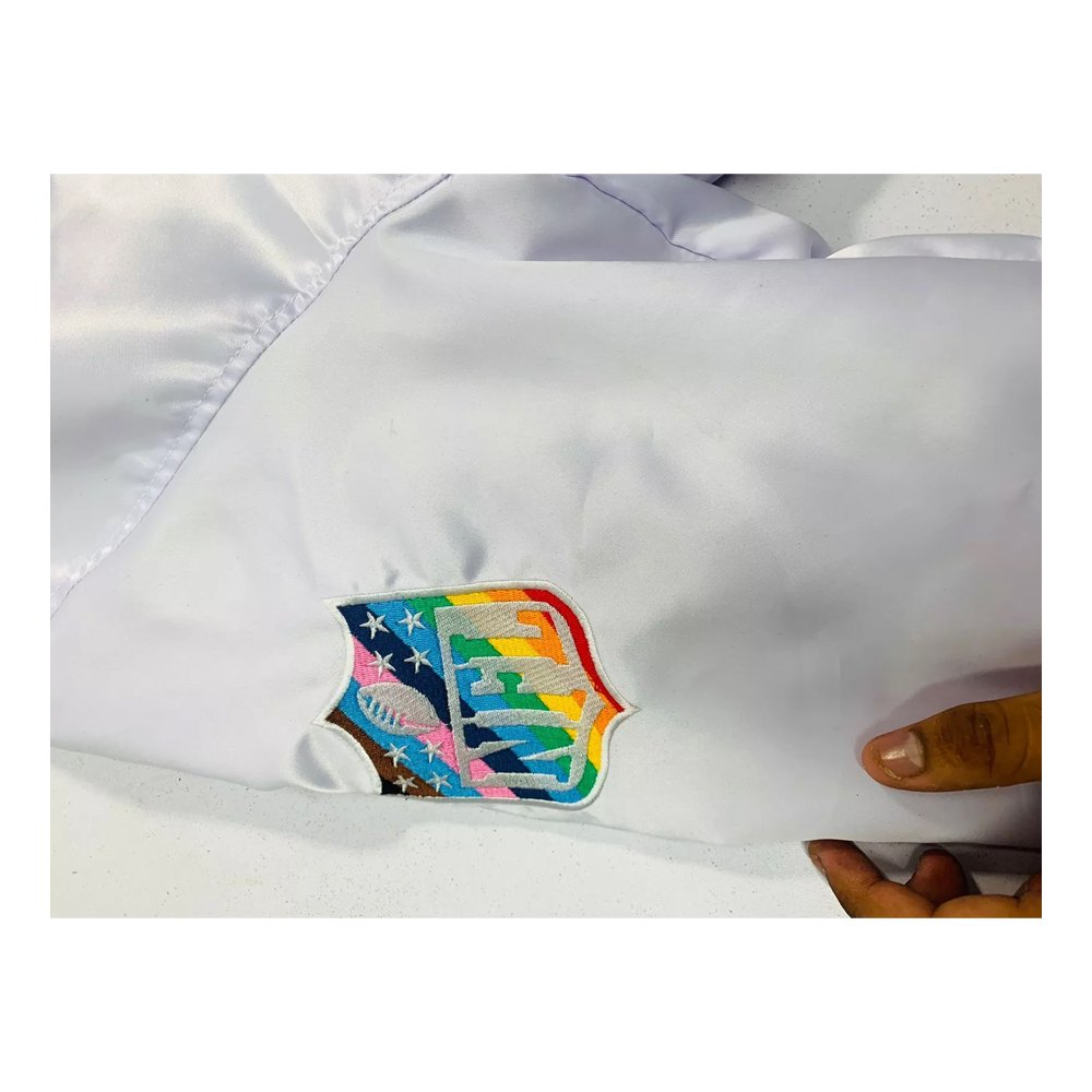 Men’s 49ers Starter White Pride Varsity Jacket