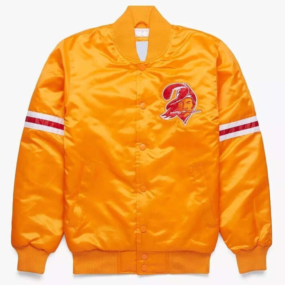 Starter Buccaneers Orange Varsity Jacket