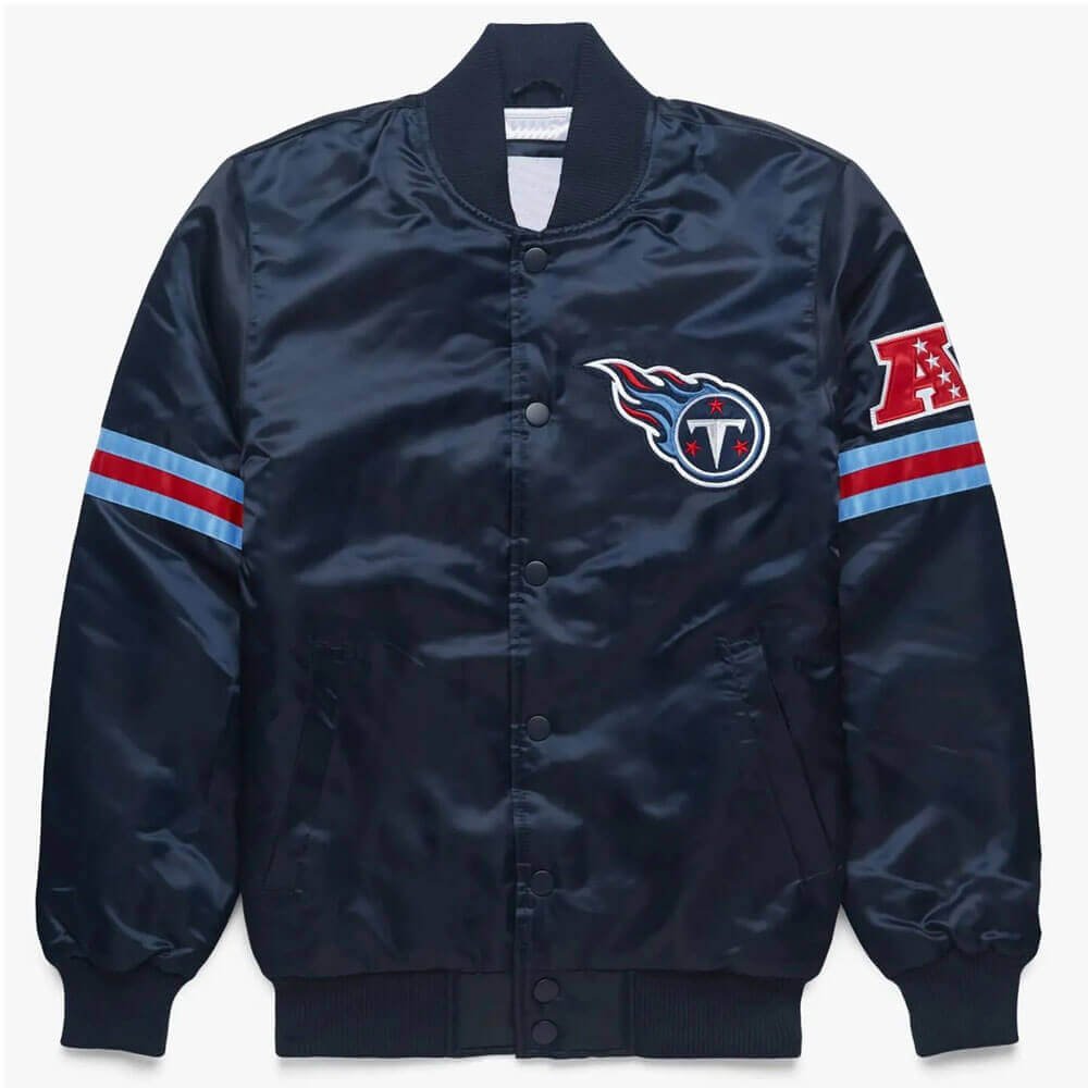 Titans Navy Satin Jacket