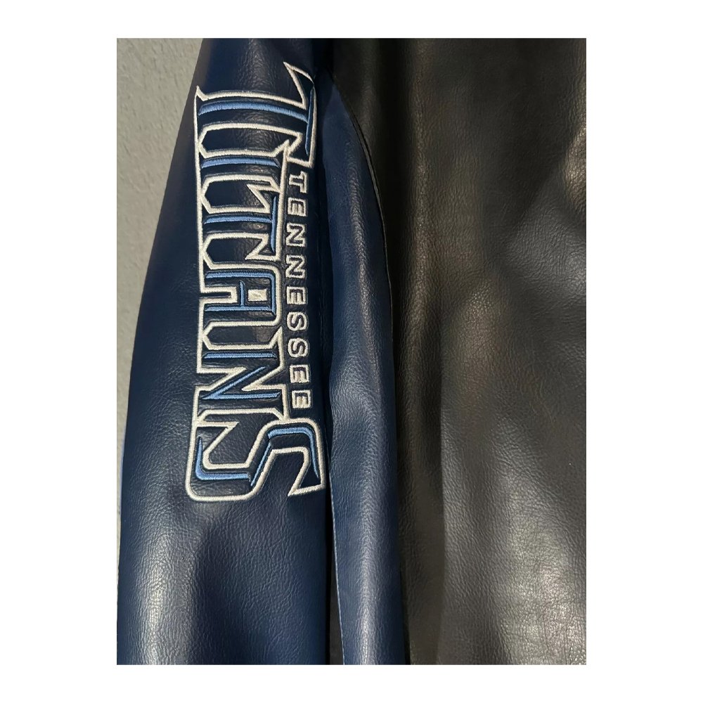 Banks Tennessee Titans leather varsity jacket