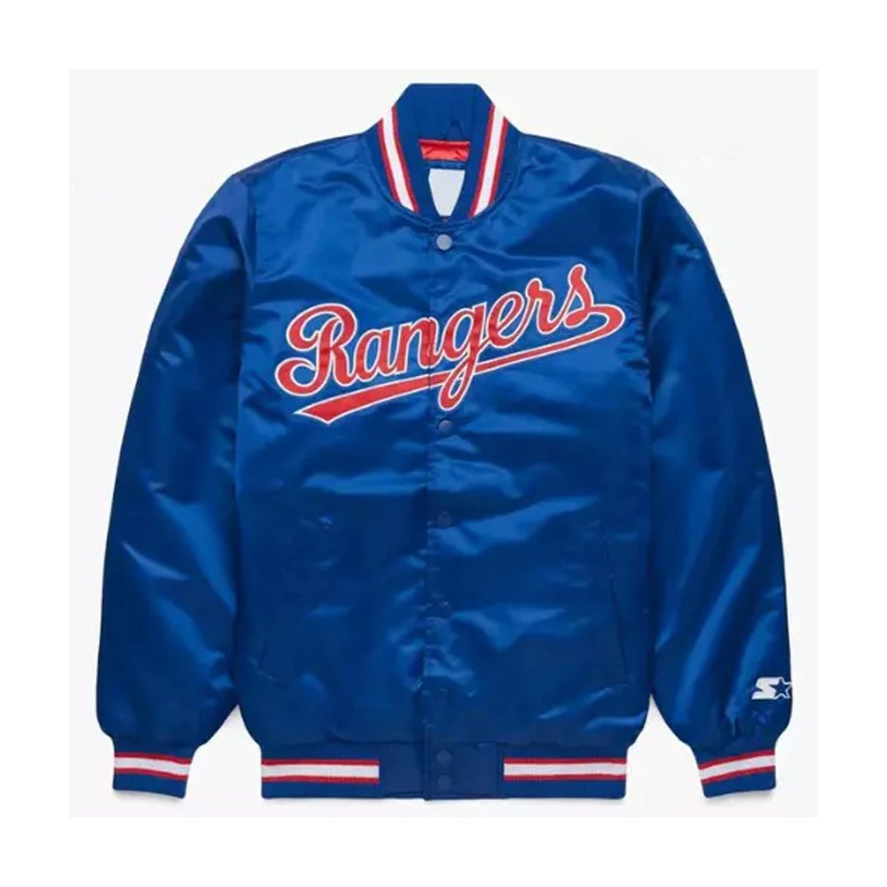 Texas Rangers Classic Royal Satin Jacket