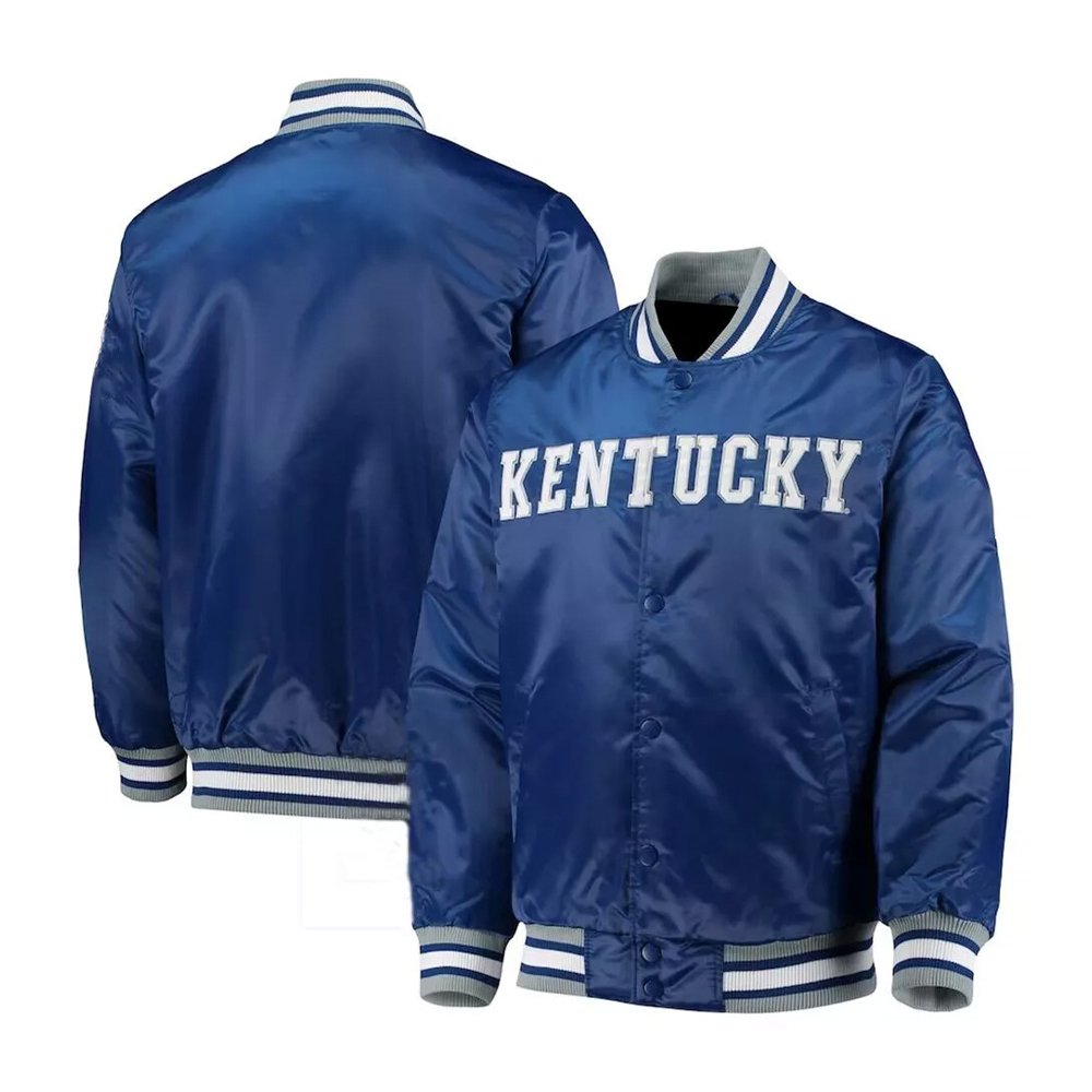 Men’s Kentucky Wildcats Satin Jacket - Image 2