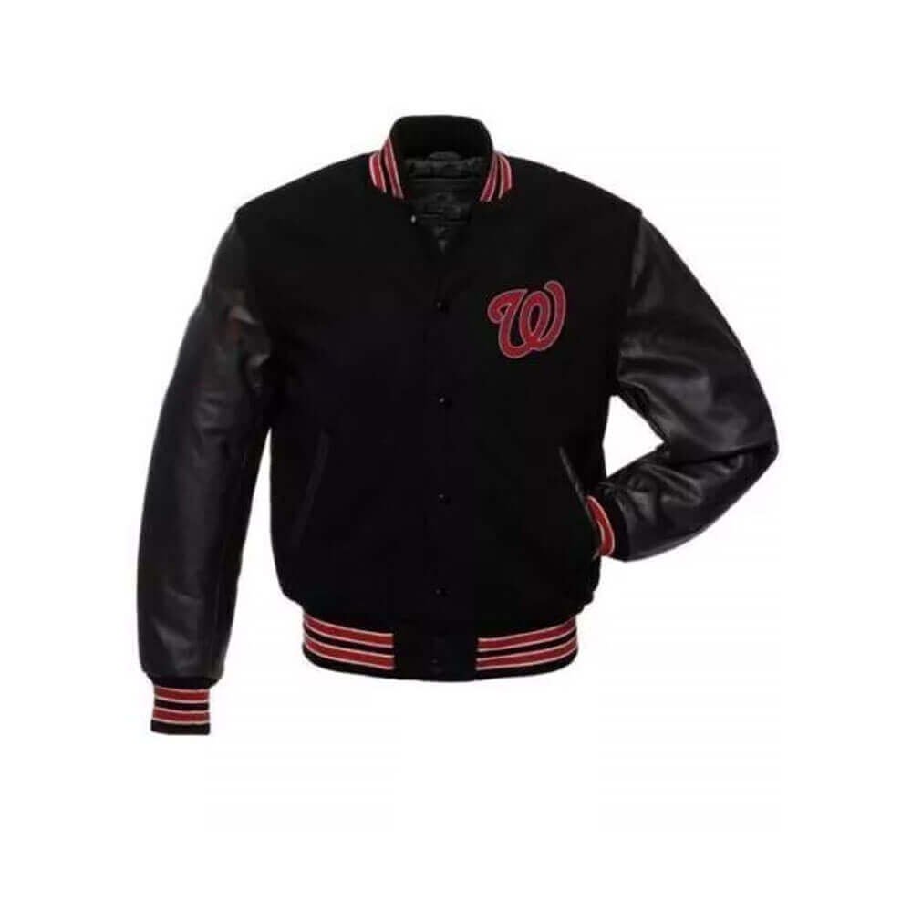 Men’s JH Design Washington Nationals Leather Jacket