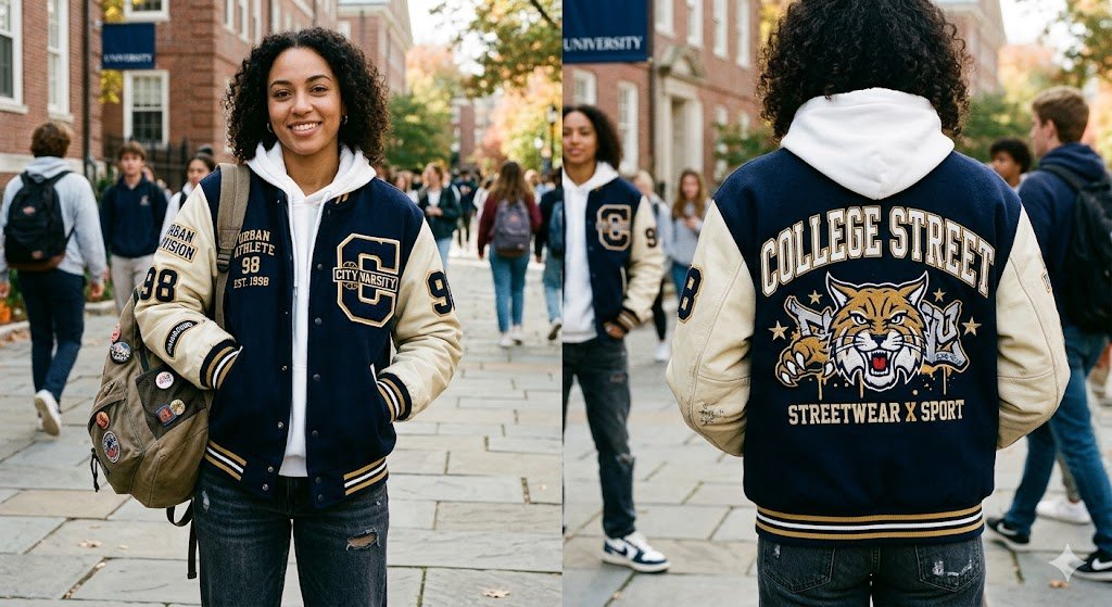 The History of Varsity Jackets: From College Sports to Streetwear Fashion