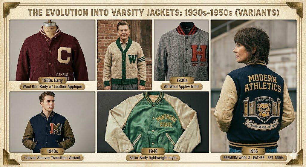 The History of Varsity Jackets: From College Sports to Streetwear Fashion