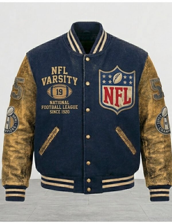 NFL Commemorative Embroidered Varsity Jacket